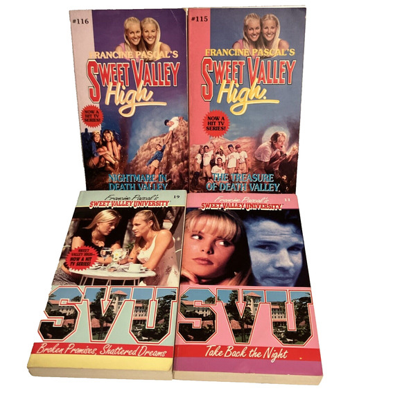 Sweet Valley High University Books Lot of 4 Bantam Paperback Thriller Vintage - Picture 1 of 6